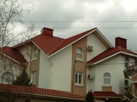 Остекление дома арочными окнами